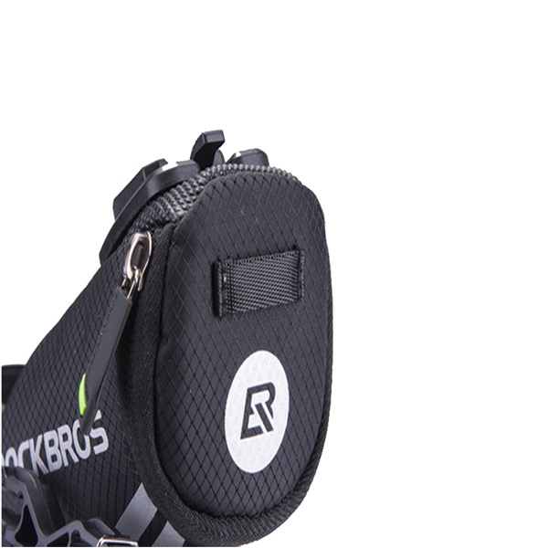 Mini Bolsa Para Asiento De Bicicleta Rockbros Color Negro