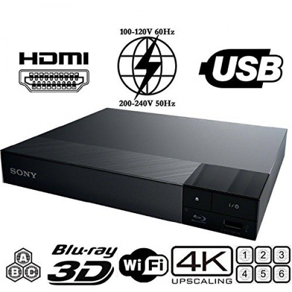BluRay Sony FullHD 4K HDMI Wi-fi Sony BDP-S6500 Blu-Ray