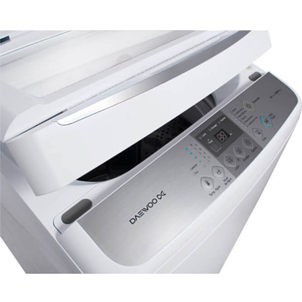 Lavadora automática Daewoo de 14 Kg 6 ciclos color blanco modelo DWF