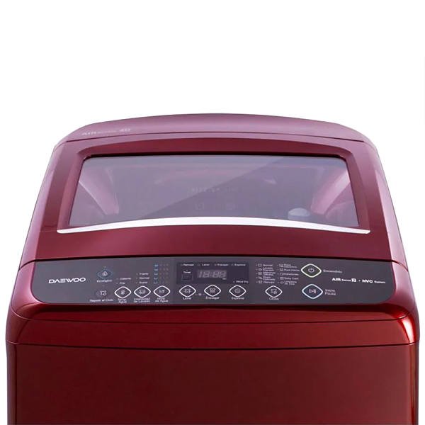 Lavadora automática Daewoo de  18 Kg 10 ciclos color rojo modelo DWF-DG362ARR1