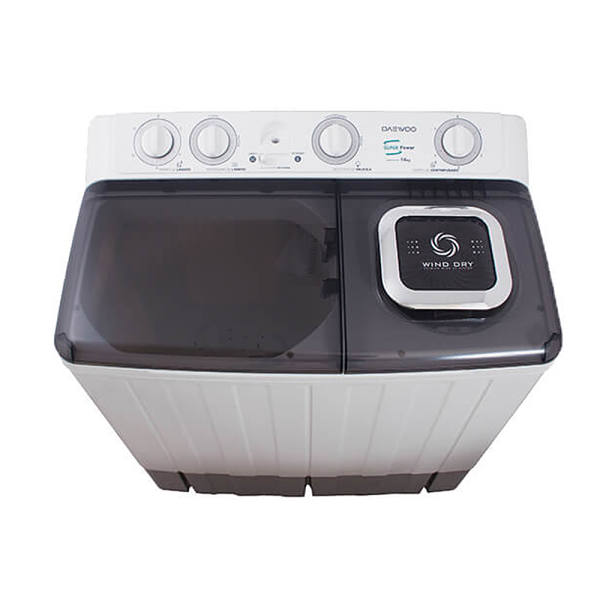 Lavadora semiautomática semiautomática de  14 Kg de 2 tinas silver modelo DWM-K281PW