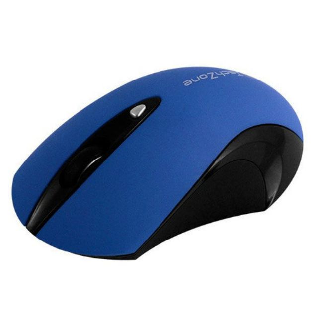 MOUSE TECHZONE OPTICO INALAMBRICO 4 BOTONES COLOR AZUL
