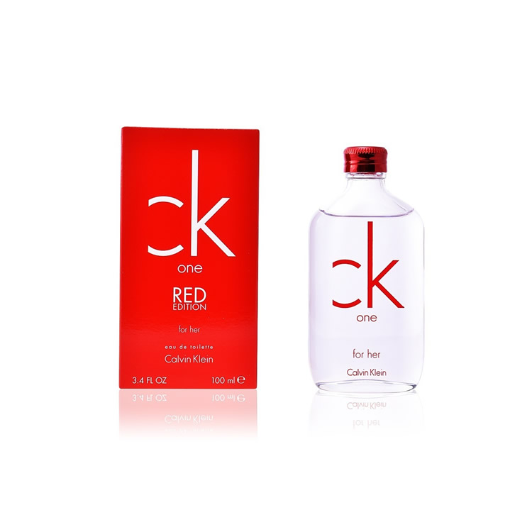 Perfume  Calvin Klein CK ONE RED Eau de Toilette 100 Ml Para Dama