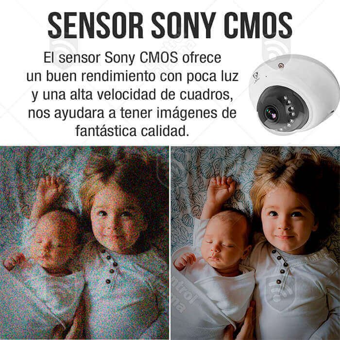 Mini Domo Camara Ip Wifi 1080p Full HD Fish Eye 150 grados App Sensor Cmos Sony