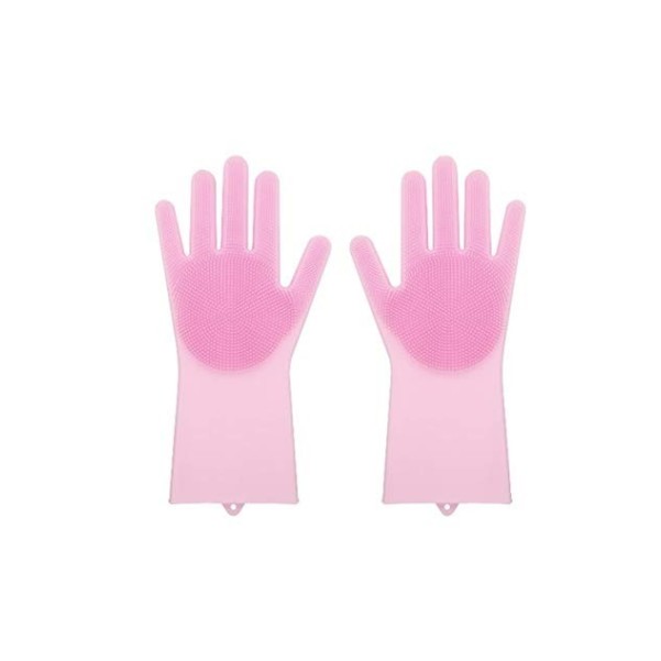 Guantes Silicona Multiusos Trastes, Auto, Mascota, aseo de casa