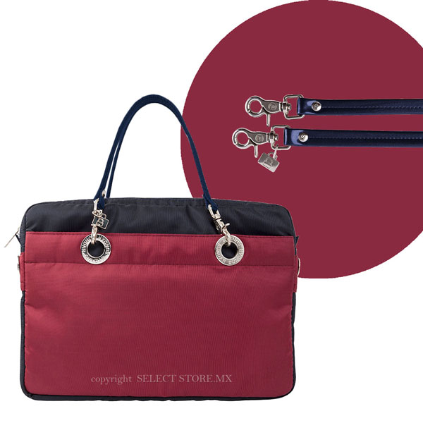 Bolsa SUNDAR PORTA LAPTOP guinda/marino