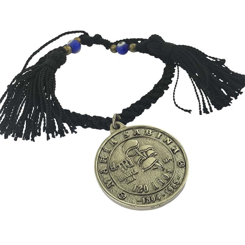 PULSERA EL TRI MÁRIA SABINA HILO NEGRO