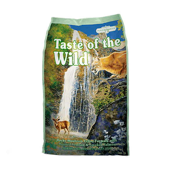 Taste of the Wild Alimento para Gato Adulto Rocky Mountain de Venado asado y Salmon ahumado 42/18 2.28 Kg