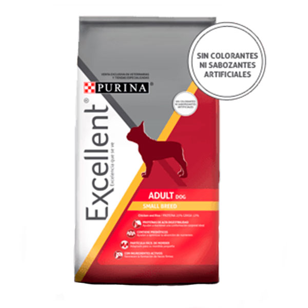 Excellent Alimento Para Perro Adulto Raza Pequeña 7.5 Kg