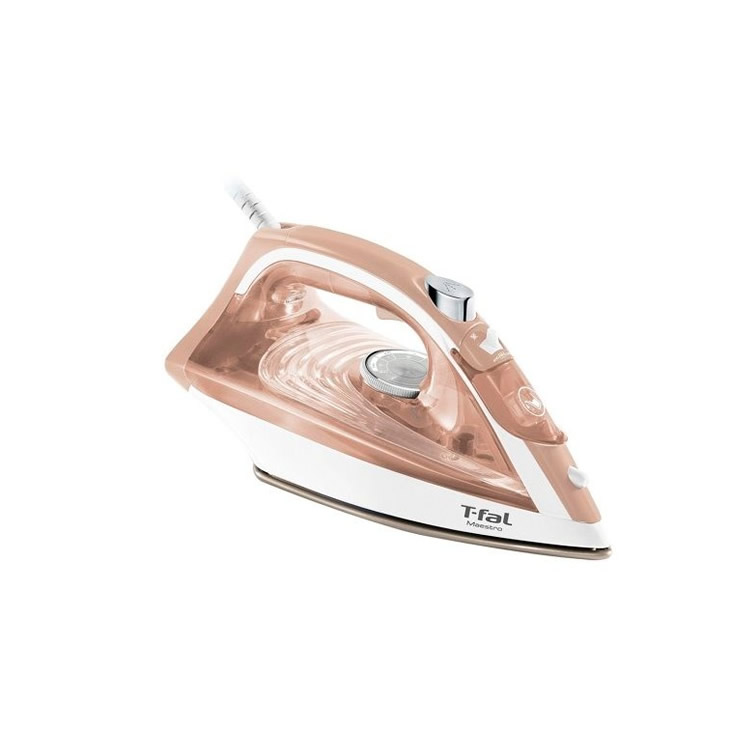 Plancha T-fal Fv1857 Autolimpieza 1400w Suela De Cerámica