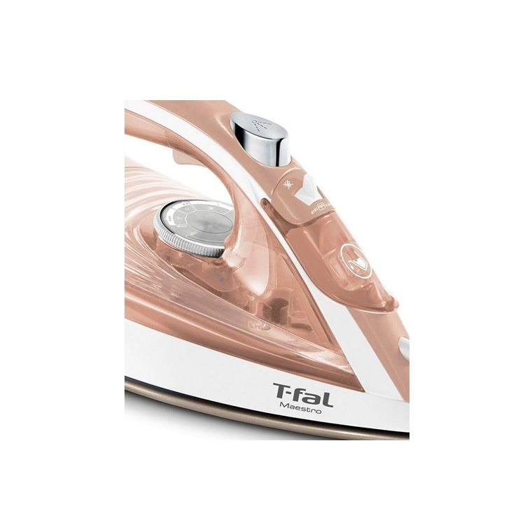 Plancha T-fal Fv1857 Autolimpieza 1400w Suela De Cerámica