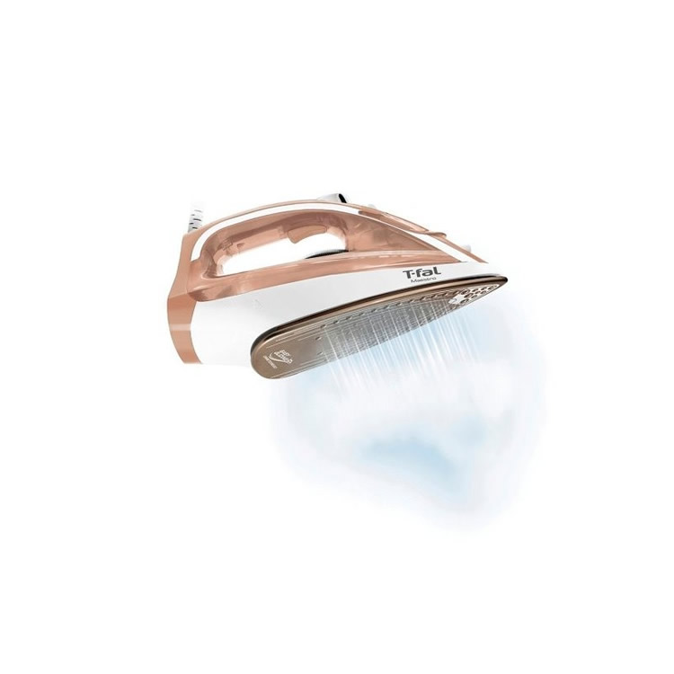 Plancha T-fal Fv1857 Autolimpieza 1400w Suela De Cerámica