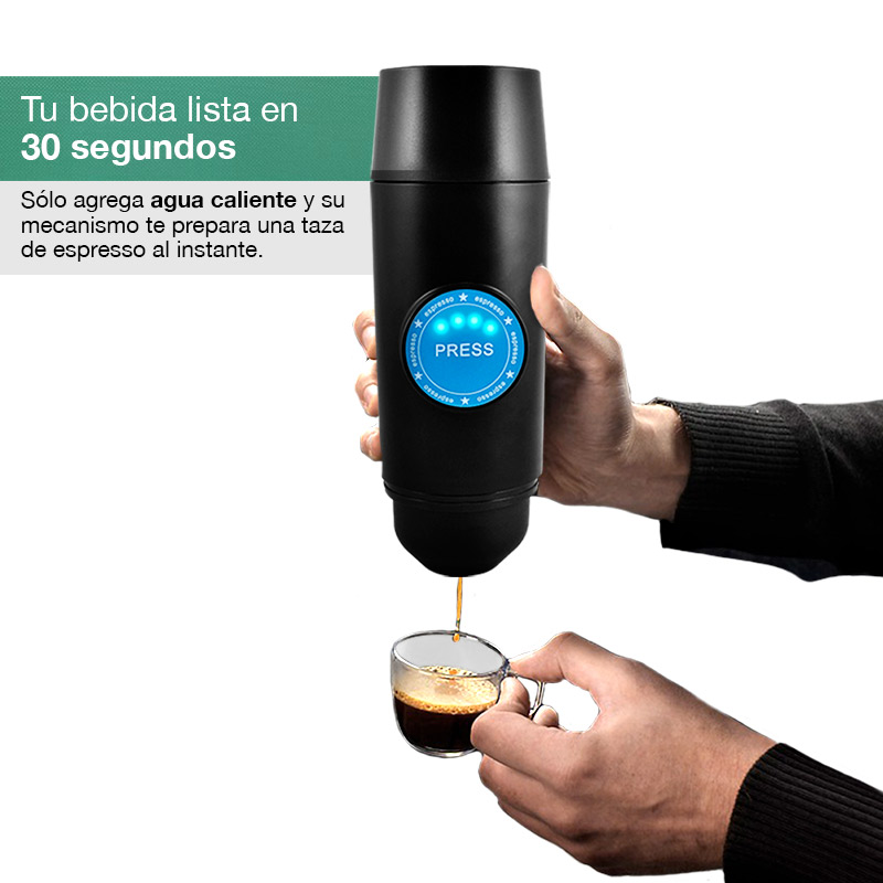Cafetera De Cápsulas, Cafetera Eléctrica Portátil Para El Hogar, Coche,  Cafetera De Doble Uso Con Autocalentamiento, Mini Cafetera Exprés Para  Viajes Al Aire Libre, USB/Encendedor De Cigarrillos - PREYCA