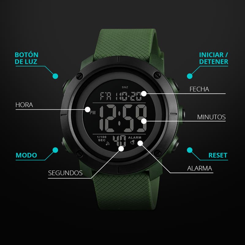 reloj segundos online