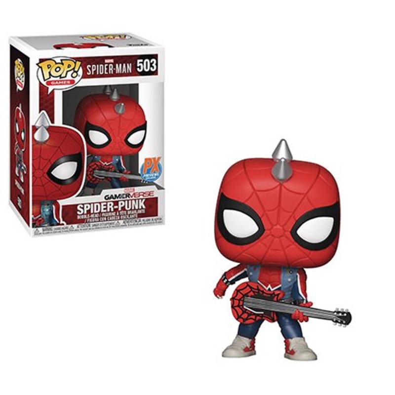 Spider-Punk Funko Pop Spider-Man Gameverse Exclusivo