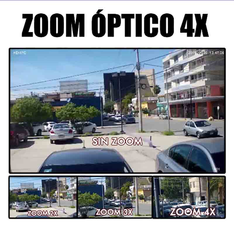 Cámara 4G CCTV Ip Ptz Video HD 1080p 2 Mp Ranura Sd Zoom 4x 