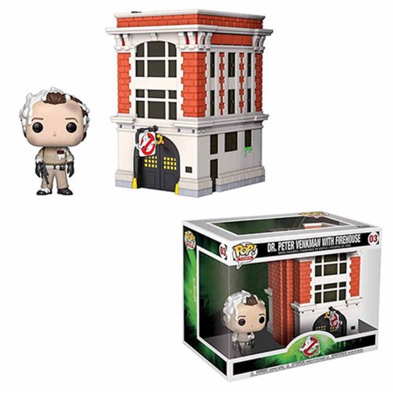 Peter Venkman y Firehouse Funko Pop Ghostbusters 