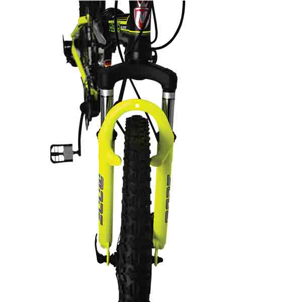 Bicicleta Montaña Rodada 26 24 Velocidades Plegable Monk Klamp Amarillo
