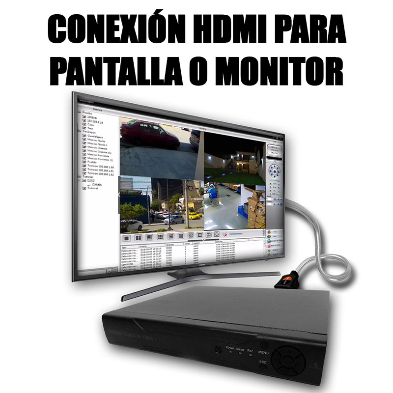 Dvr 8 Canales Cctv Grabador 6 en 1 Video 4K 8 MP Vigilancia