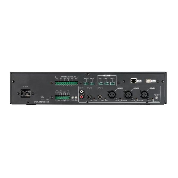Mezclador/amplificador Inter-M Pmu-480N 480W/6 Entradas Microfono/usb
