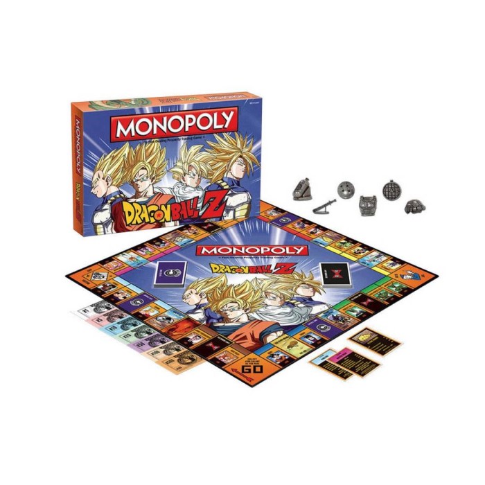 Dragon ball Z Monopoly juego de mesa