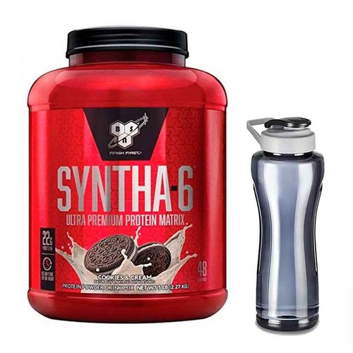 Proteina Syntha 6  5Lbs - Sabor COOKIES and CREAM - y Cilindro GRATIS