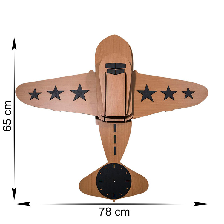 Reloj de pared 3d minimalista diy adherible gigante armable madera mdf natural varios modelos