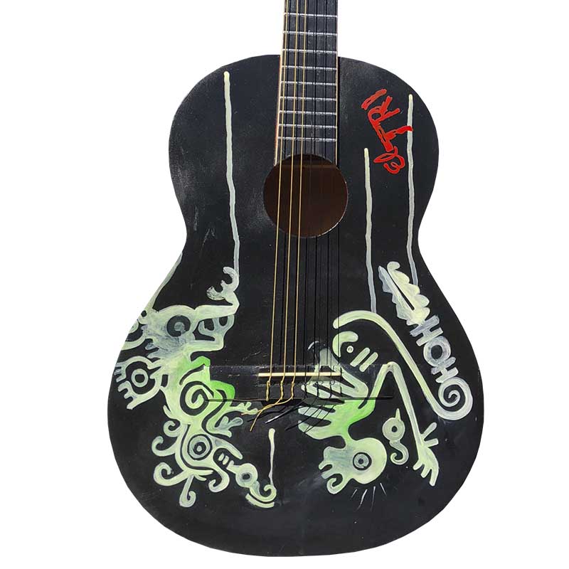 GUITARRA ACÚSTICA EL TRI  MONO Y DRAGÓN