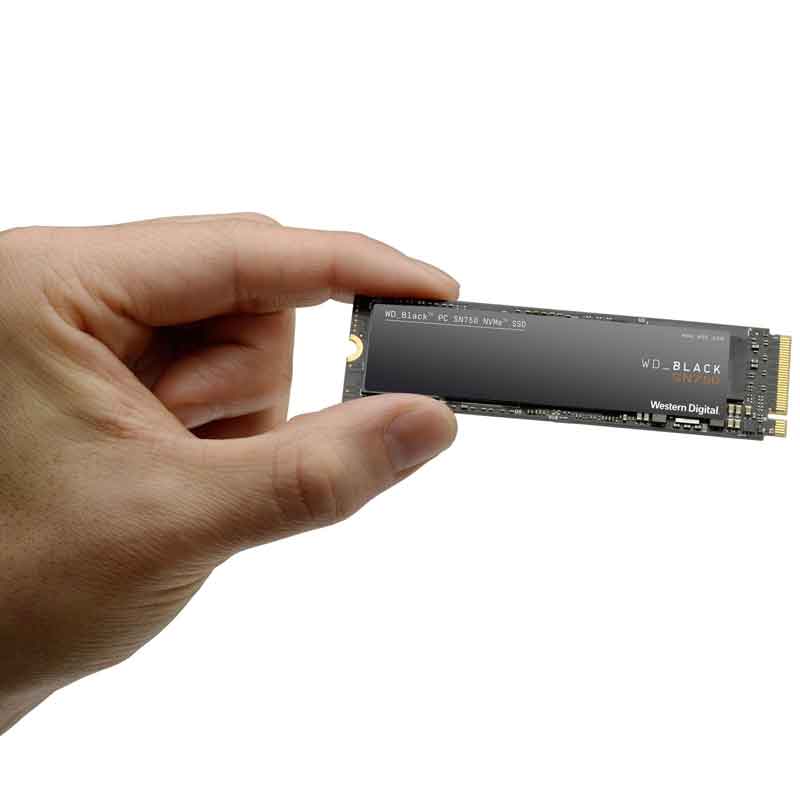 Unidad de Estado Solido SSD M.2 500GB Western Digital Black  PCIe GEN 3 WDS500G3X0C 