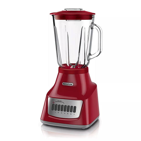 Licuadora Taurus de 7 velocidades color rojo modelo POTENZA 7	