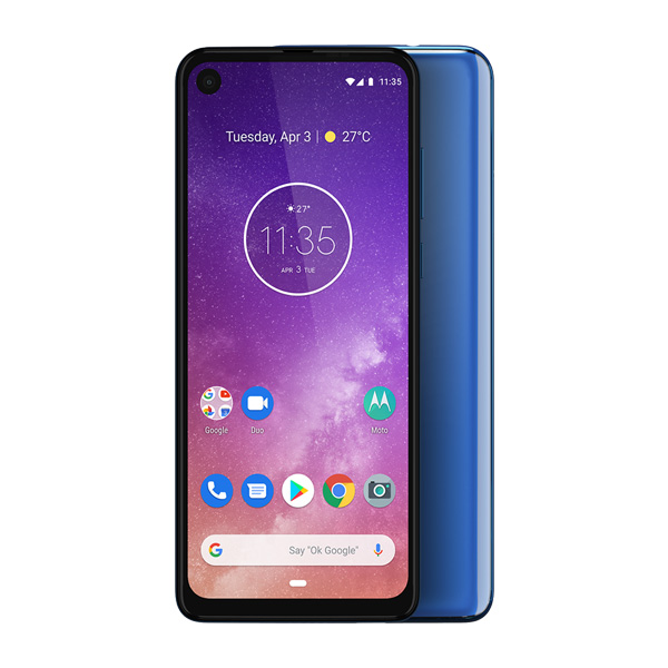 Celular MOTOROLA LTE XT1970-2 ONE VISION Color AZUL ULTRAMAR Telcel Y DE REGALO UNOS AUDIFONOS MOTOROLA