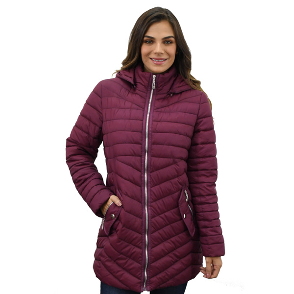 Cazadora Para Dama Silver Spoon- Beautyflor Vino