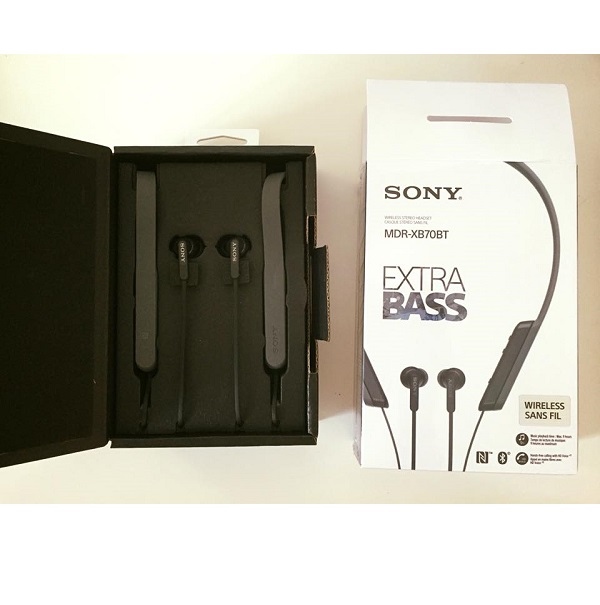 Audífonos Sony intrauditivos e inalámbricos MDR-XB70BT