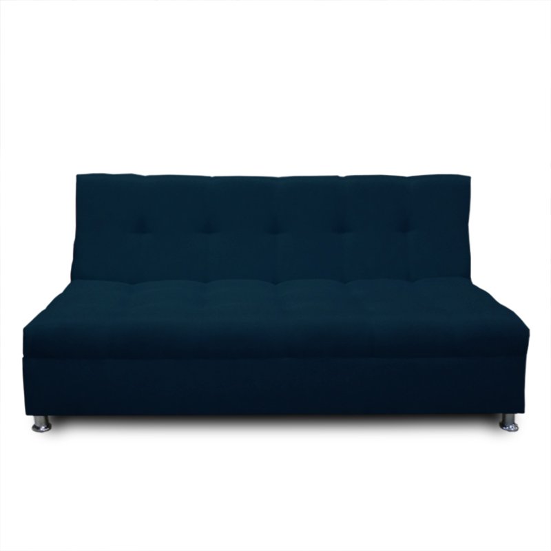 Sofa cama Alex Lino Azul Marino + Tortillero Azul MADERIAN // ENTREGA A CDMX Y ZONA METROPOLITANA.