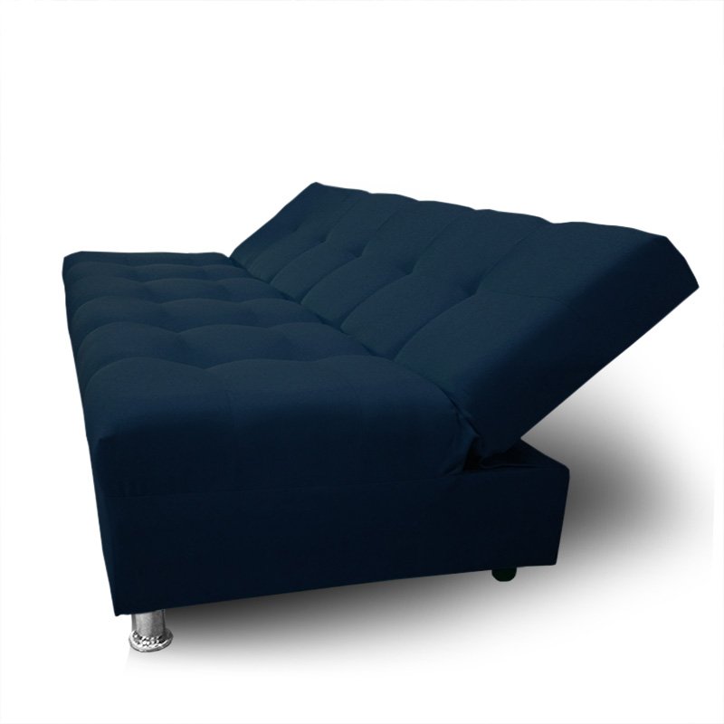 Sofa cama Alex Lino Azul Marino + Tortillero Azul MADERIAN // ENTREGA A CDMX Y ZONA METROPOLITANA.