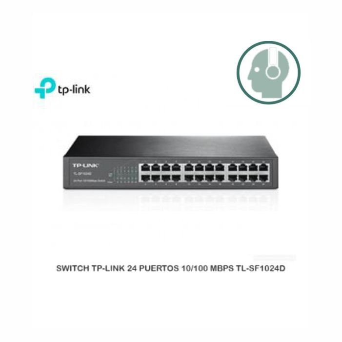 Tp-Link Switch con 24 puertos a 10/100 Mbps TL-SF1024D