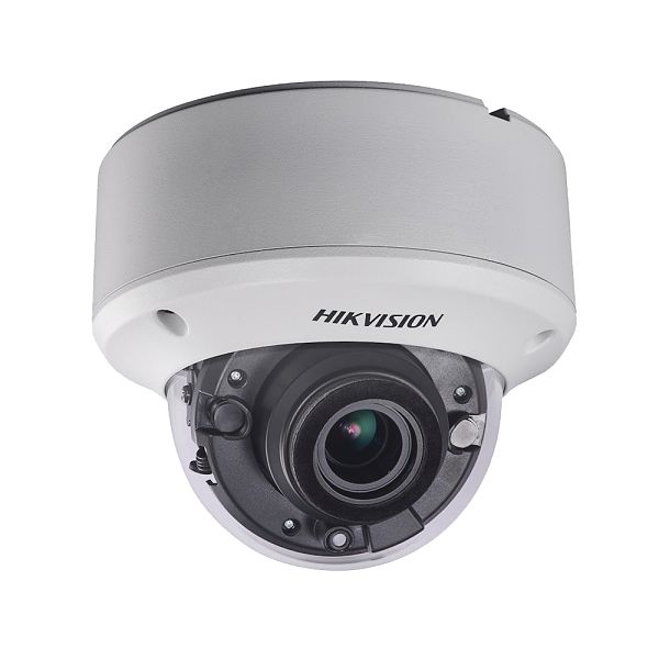 Domo TURBOHD 5 Megapixel / Lente Mot. 2.7 a 13.5 mm / 40 mts IR EXIR / dWDR / 4 Tecnologías (TVI / AHD / CVI / CVBS) / IP67 / IK10 / Dwdr/ HIKVISION