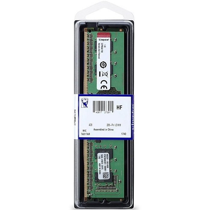 Memoria Ram DDR4 Kingston 2666MHz 4GB PC4-21300 KVR26N19S6/4