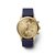 Reloj para dama TRIWA Gold Navy Canvas Lansen Chrono azul marino