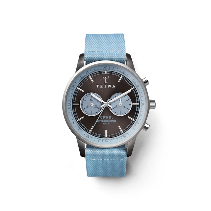 Reloj para dama TRIWA Walter Sky Canvas Nevil azul claro