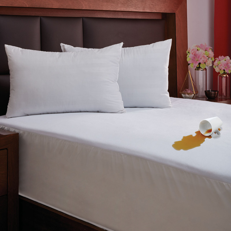 PROTECTOR PARA COLCHON MATRIMONIAL IMPERMEABLE ELEFANTITO HOGAR  .