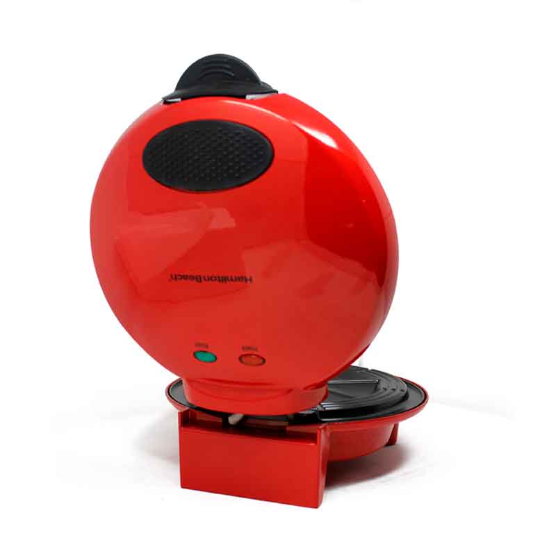 Plancha Parrilla Quesadillera con Antiadherente Roja Hamilton Beach 25409