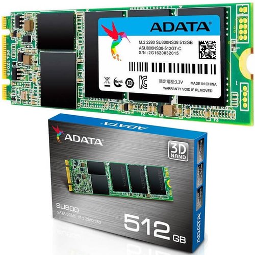 M.2 2280 SSD 512GB ADATA Ultimate SU800 ASU800NS38-512GT-C