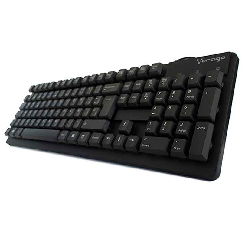 Kit Teclado y Mouse VORAGO Alambrico Multimedia USB KM-106 