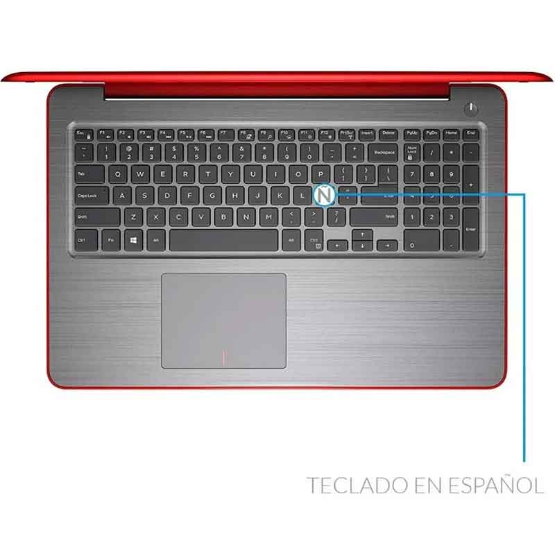 Laptop Dell Inspiron 5567 Intel Core I5 7200u 8gb 1tb Rojo