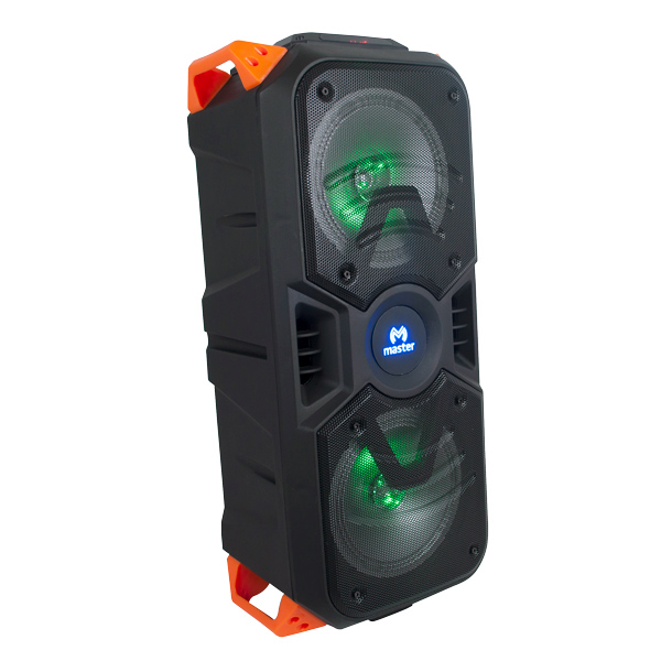 SISTEMA DE AUDIO VERTICAL PORTÁTIL BAFLE AMPLIFICADO DE 6.5” RECARGABLE USB, MICRO SD, RADIO FM Y BLUETOOTH 500W