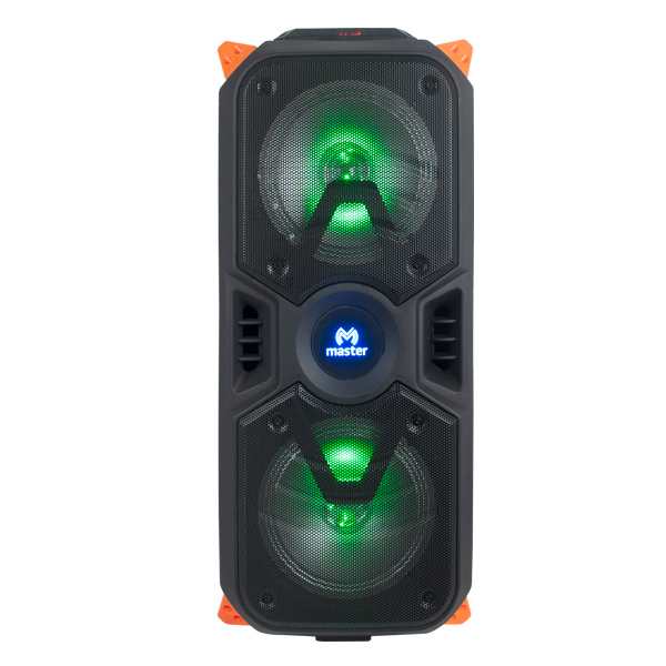 SISTEMA DE AUDIO VERTICAL PORTÁTIL BAFLE AMPLIFICADO DE 6.5” RECARGABLE USB, MICRO SD, RADIO FM Y BLUETOOTH 500W