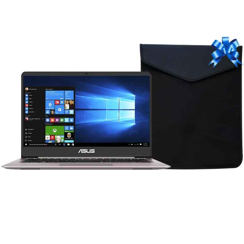 Laptop ASUS Zenbook UX410UA-GV017T I3 7100U 4GB SSD 128GB 14 Win10 + Funda 