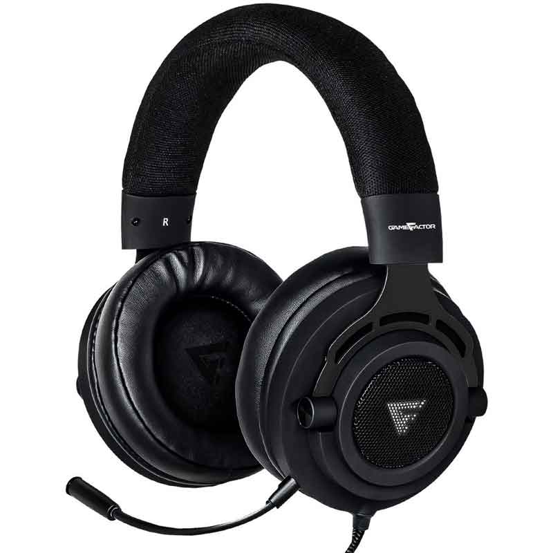 Audífonos Diadema Gamer USB 3.5MM 7.1 Con Base GAME FACTOR HSG601 