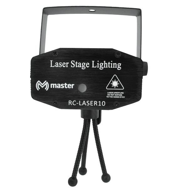MINI LASER AUDIORÍTMICO DOS COLORES ALCANCE DE 10 METROS, EFECTOS DE PROYECCIÓN MULTIPUNTOS Y CONTROL DE VELOCIDAD.